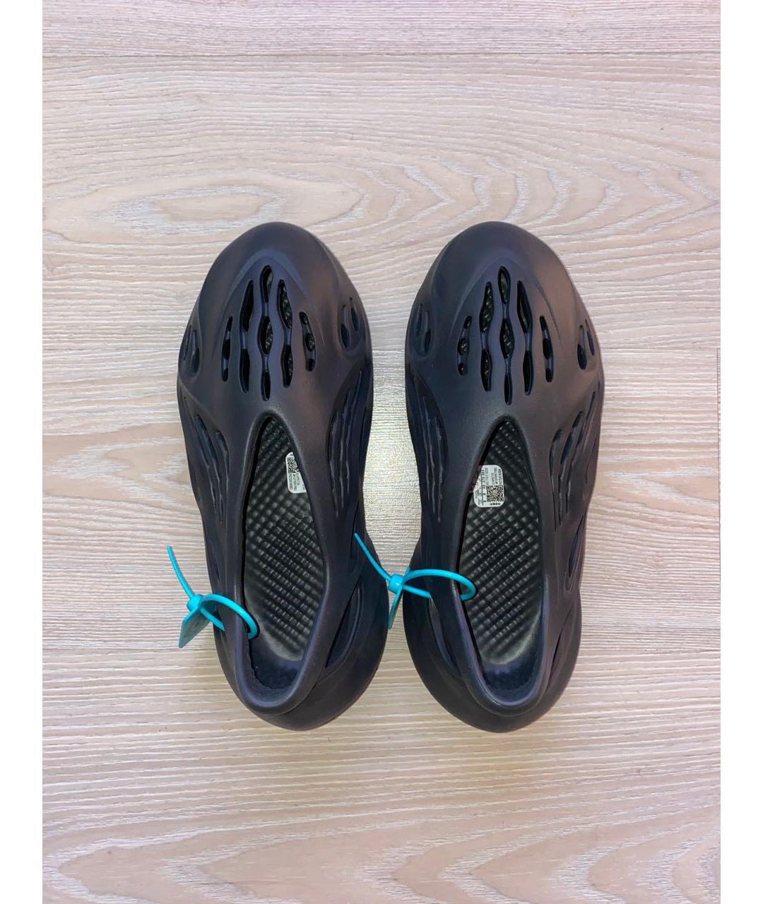 ADIDAS YEEZY Черные низкие кроссовки / кеды, фото 3