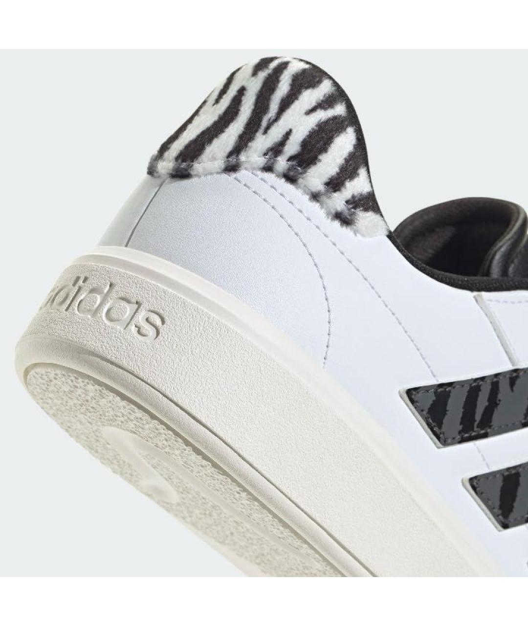 ADIDAS Белые кожаные низкие кроссовки / кеды, фото 7
