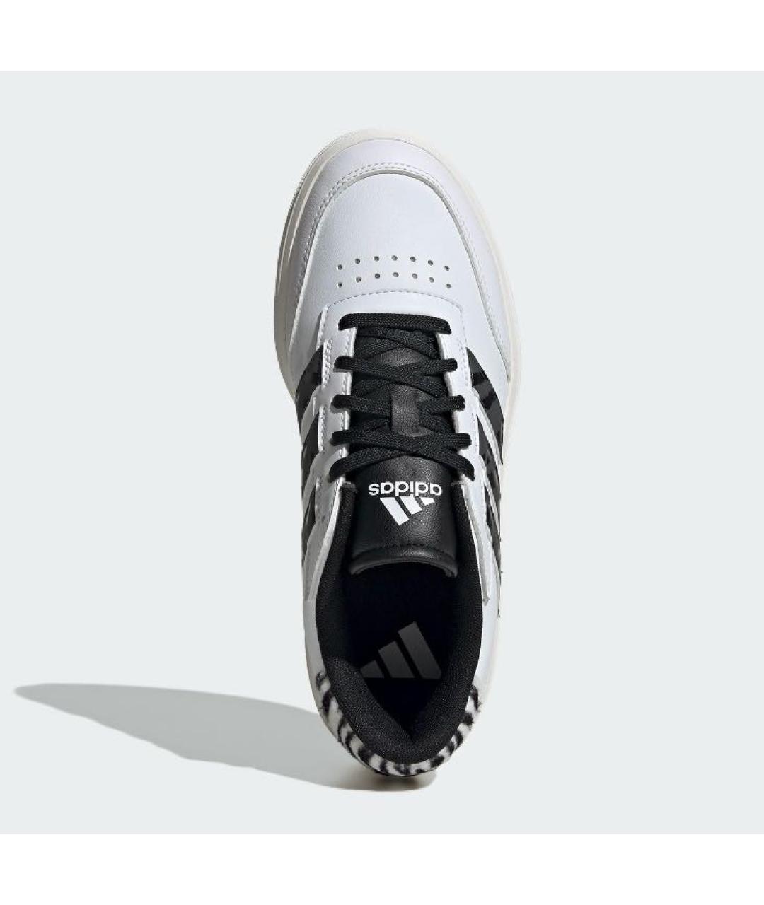 ADIDAS Белые кожаные низкие кроссовки / кеды, фото 2