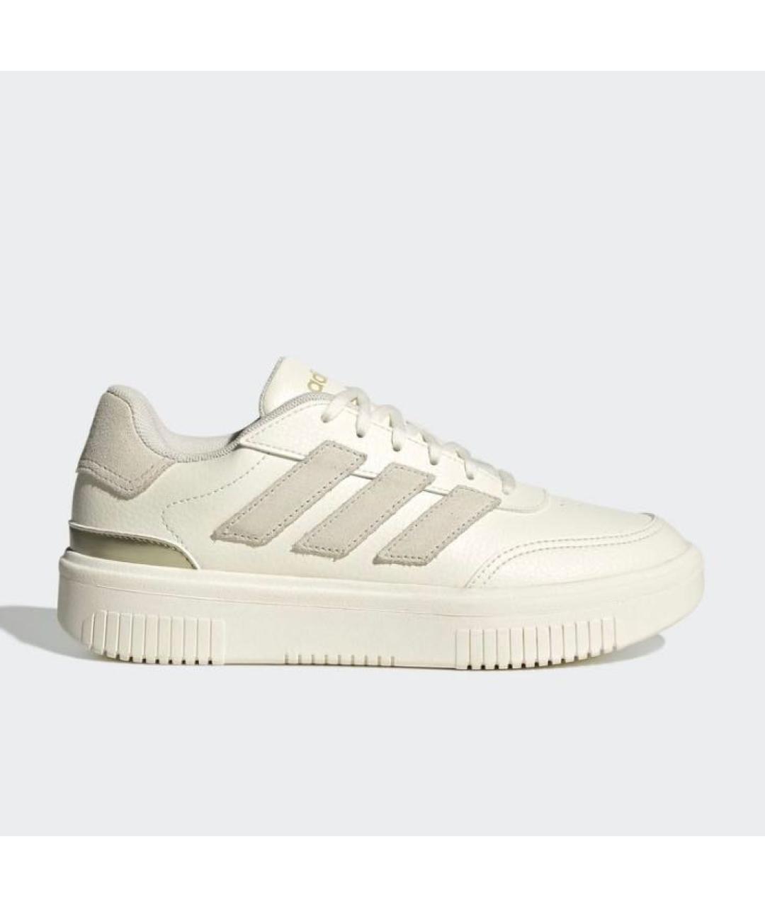 ADIDAS Бежевые кожаные низкие кроссовки / кеды, фото 9