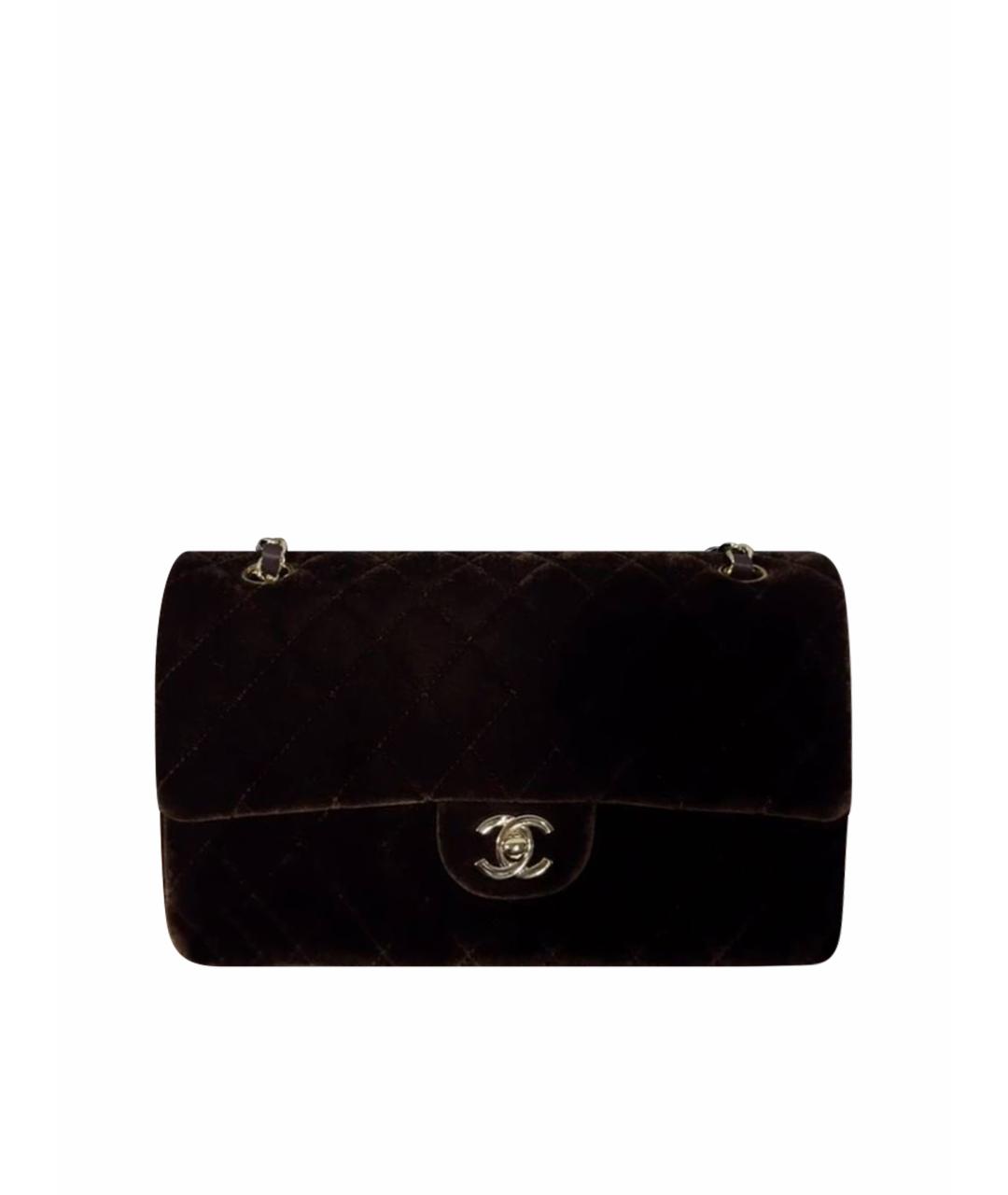 CHANEL Коричневая кожаная сумка через плечо, фото 1