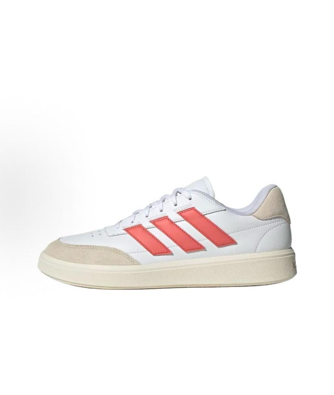 ADIDAS Белые кожаные низкие кроссовки / кеды, фото 2