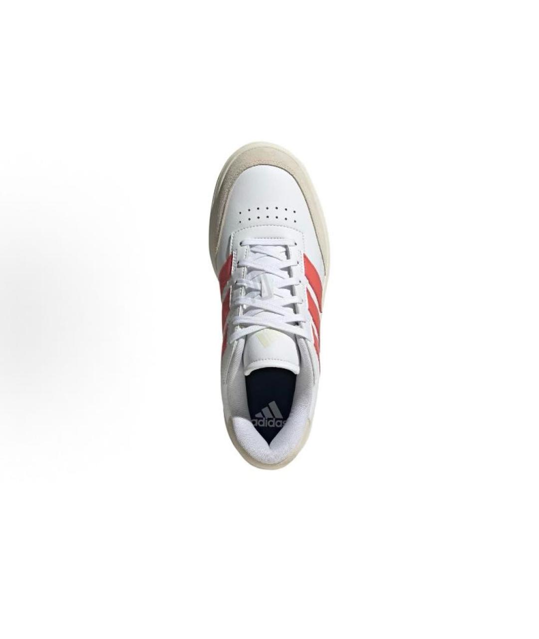 ADIDAS Белые кожаные низкие кроссовки / кеды, фото 5