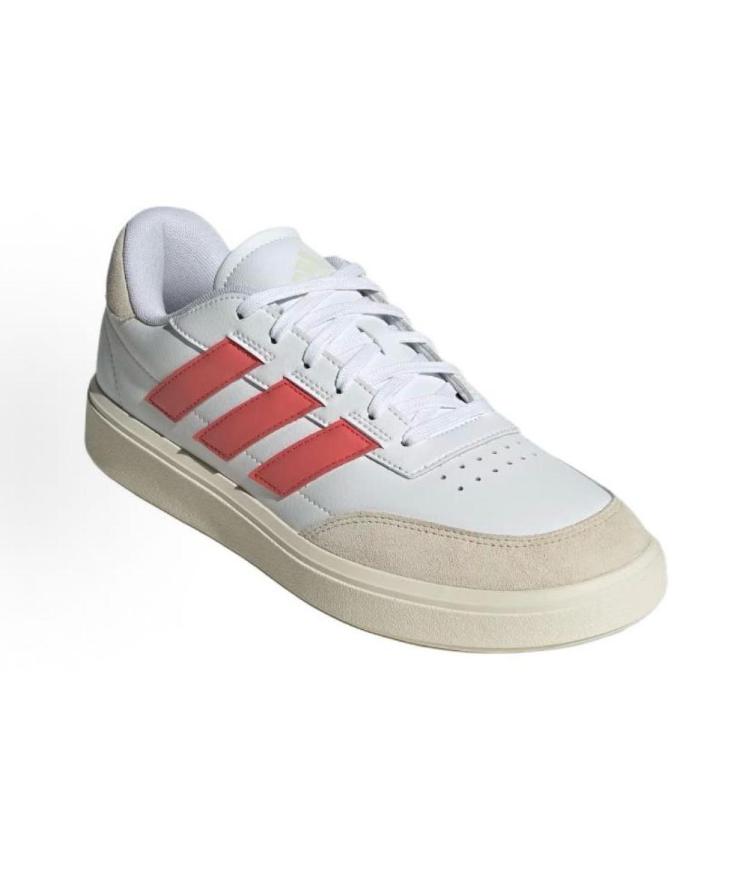 ADIDAS Белые кожаные низкие кроссовки / кеды, фото 3
