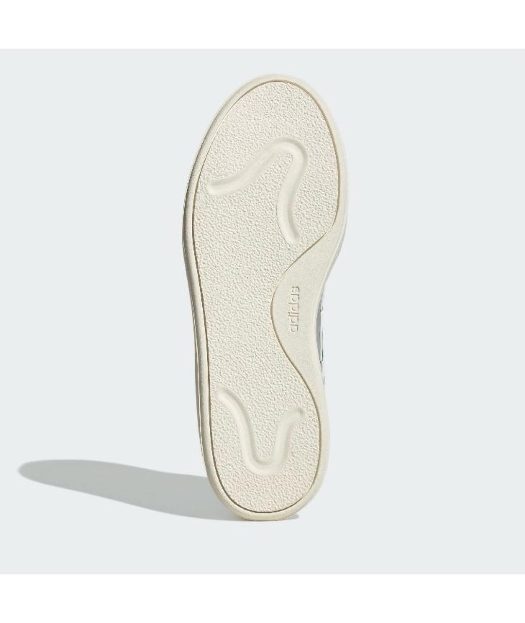 ADIDAS Серые кожаные низкие кроссовки / кеды, фото 3