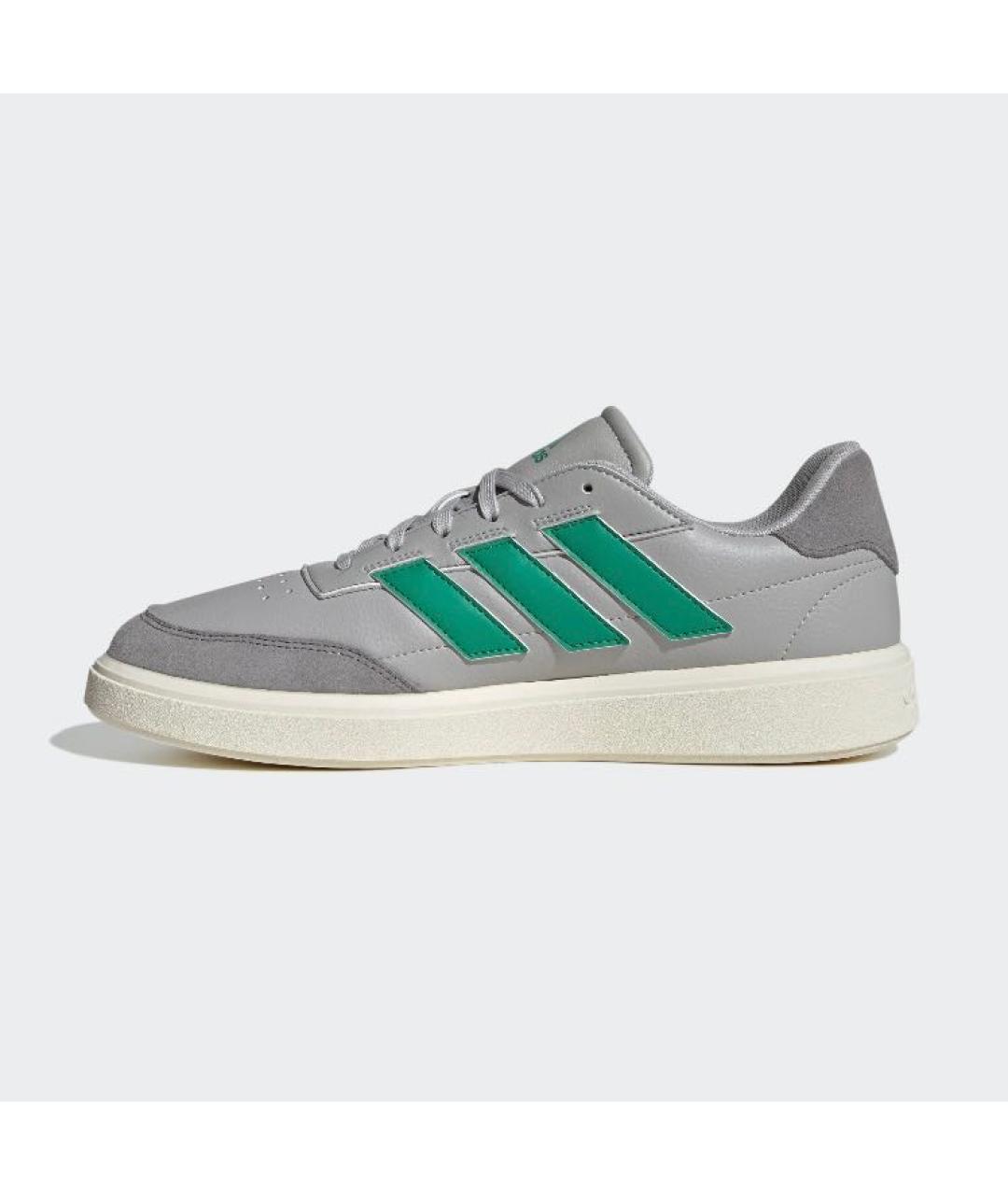 ADIDAS Серые кожаные низкие кроссовки / кеды, фото 6