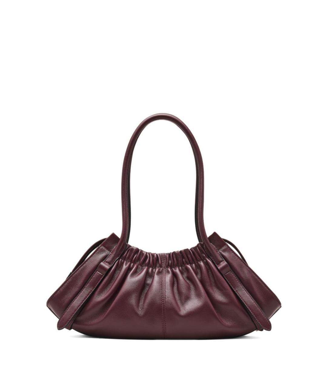MARC JACOBS Бордовая кожаная сумка тоут, фото 1