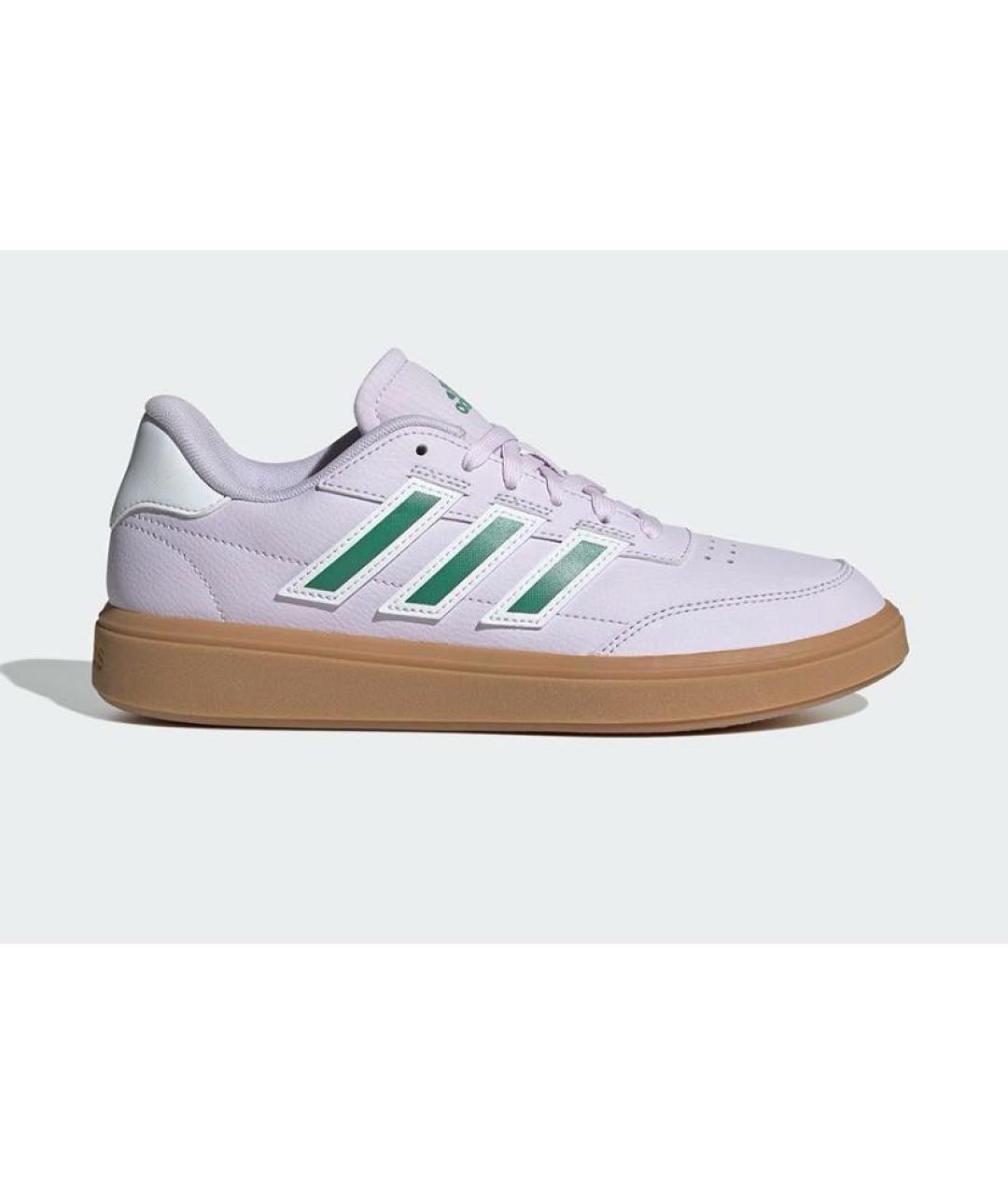 ADIDAS Фиолетовые кожаные низкие кроссовки / кеды, фото 9