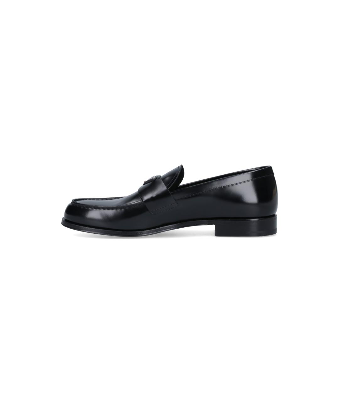 PRADA Черные кожаные лоферы, фото 3