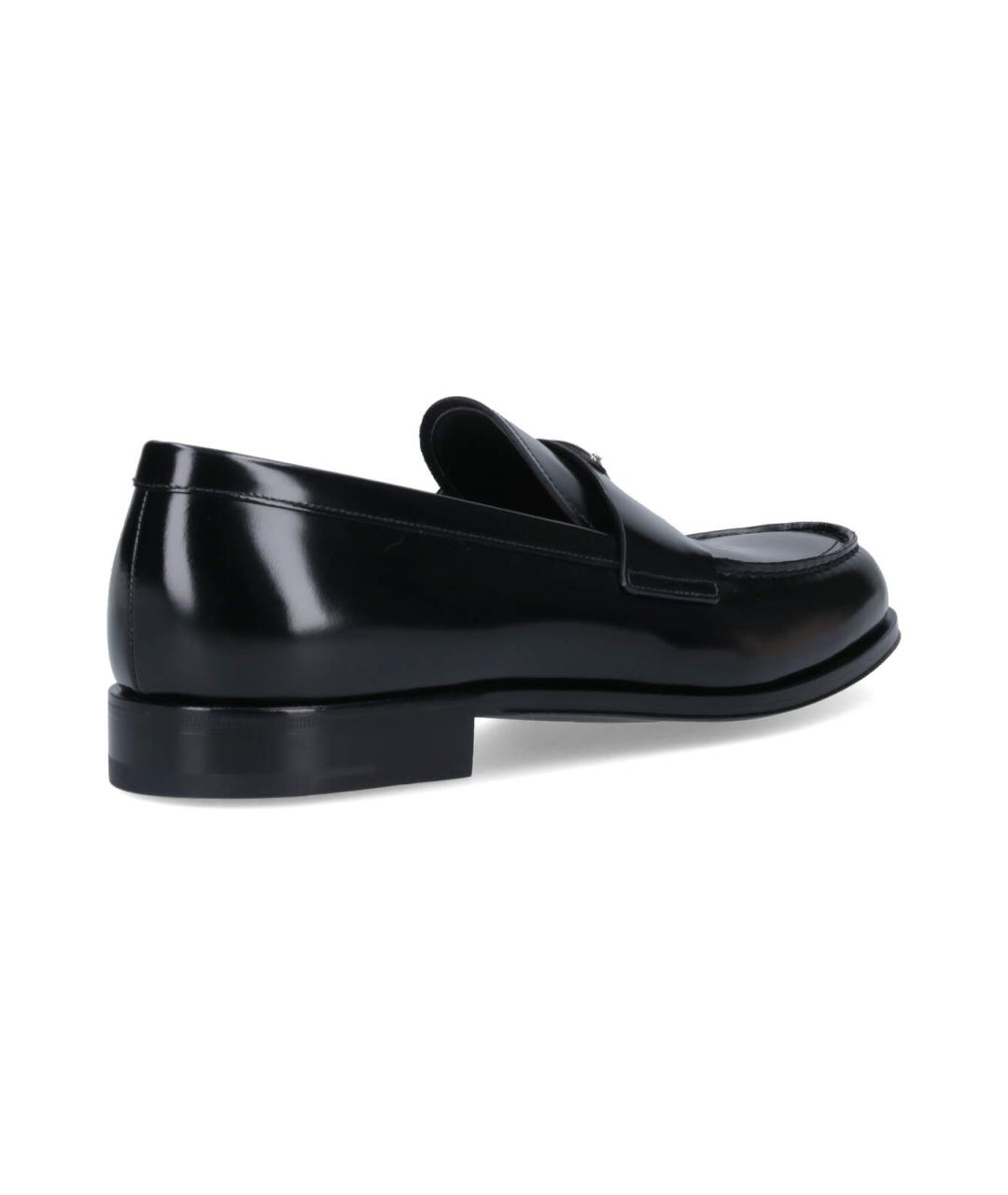PRADA Черные кожаные лоферы, фото 4