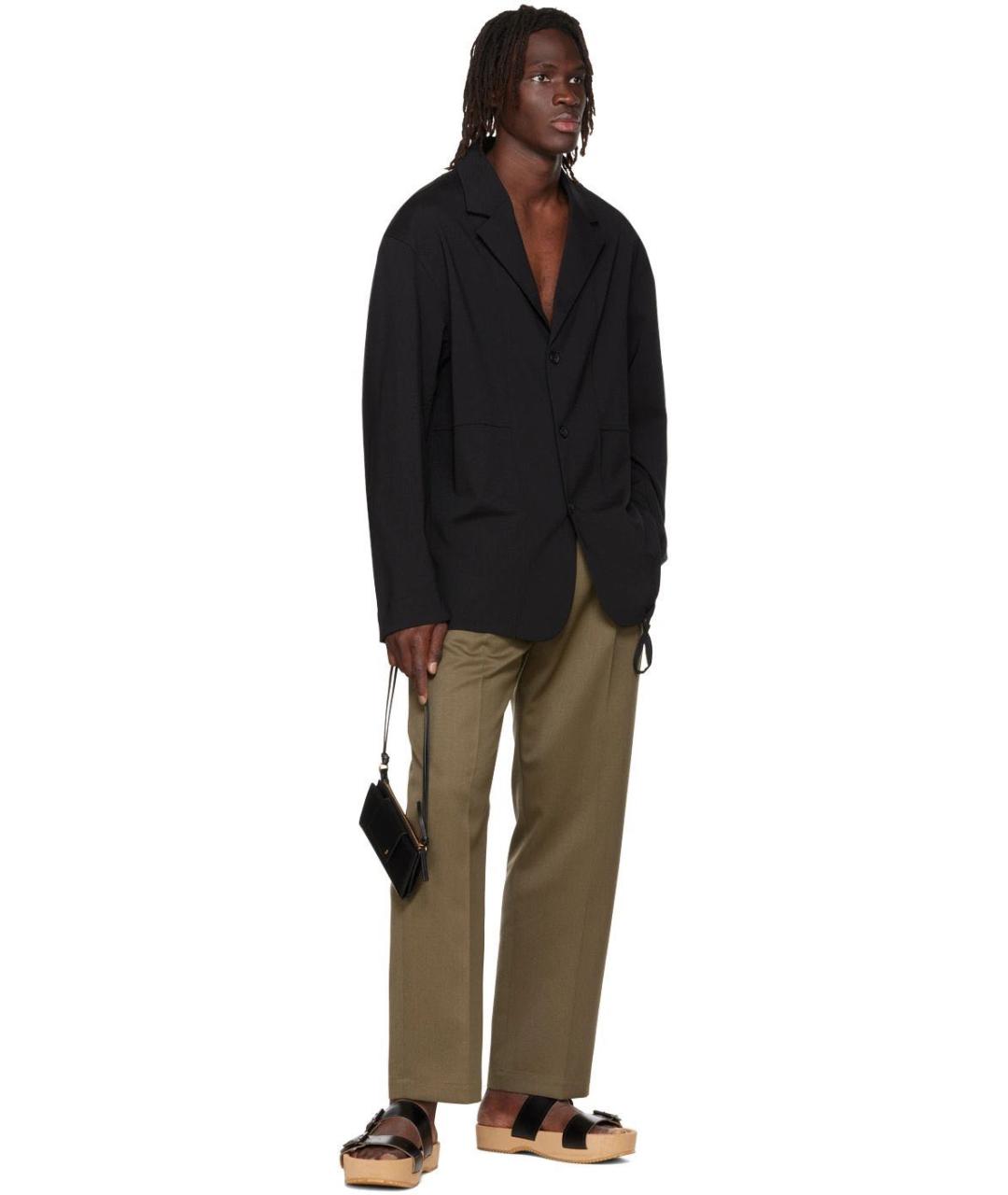 JACQUEMUS Черный шерстяной пиджак, фото 4