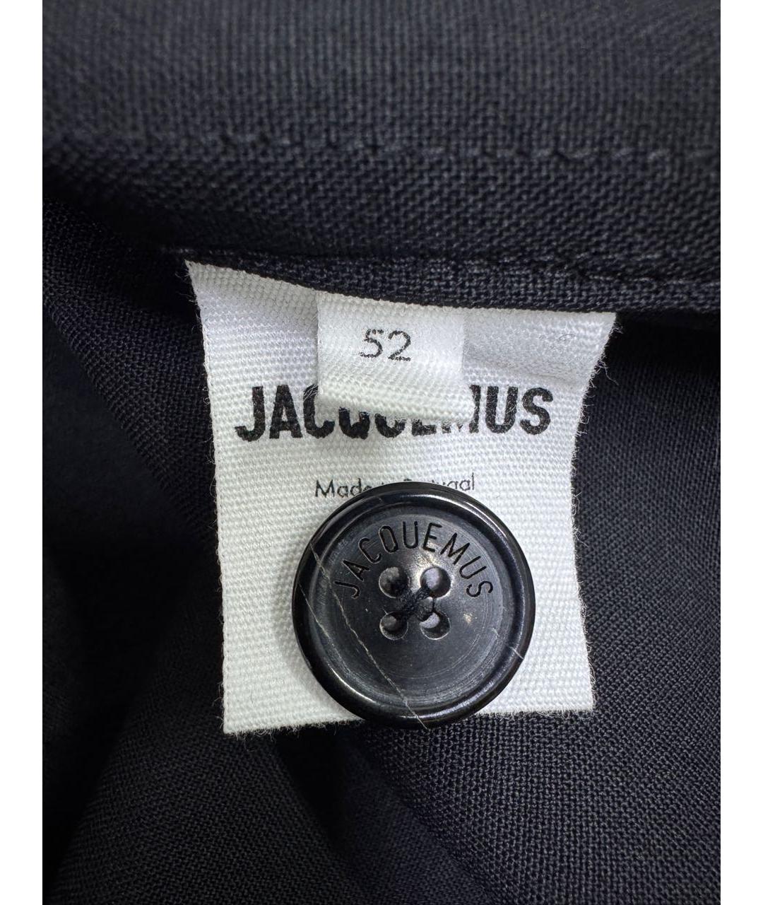 JACQUEMUS Черный шерстяной пиджак, фото 8