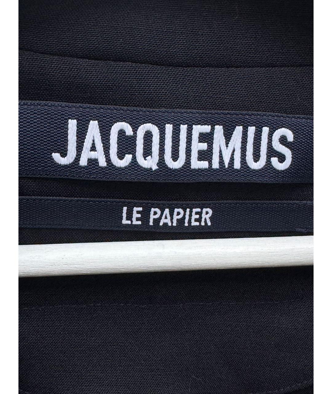 JACQUEMUS Черный шерстяной пиджак, фото 7