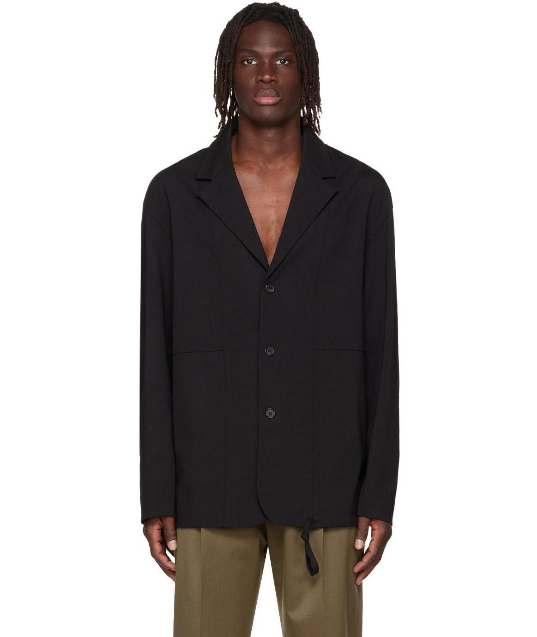 JACQUEMUS Черный шерстяной пиджак, фото 2
