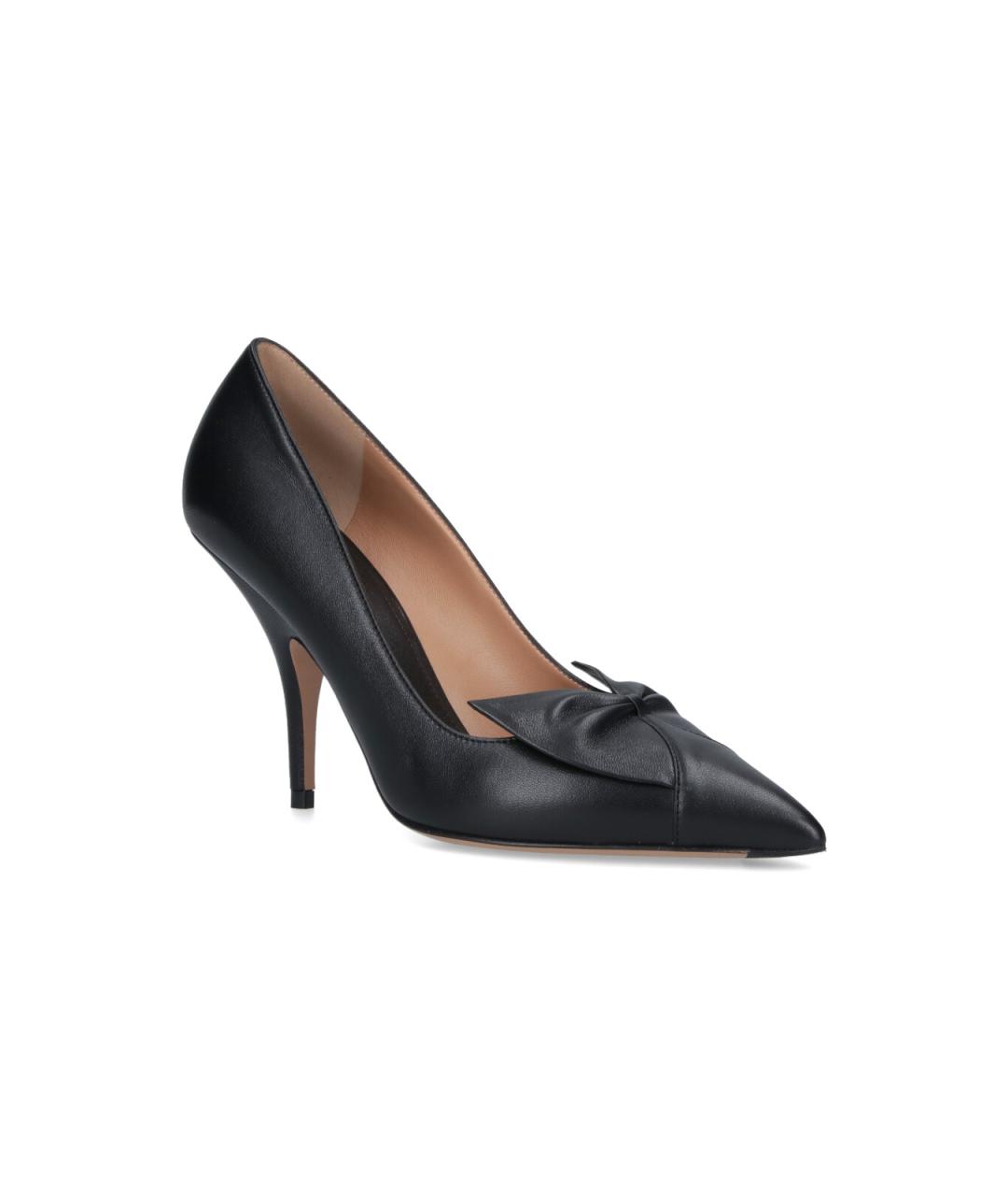 FERRAGAMO Черные кожаные туфли, фото 2