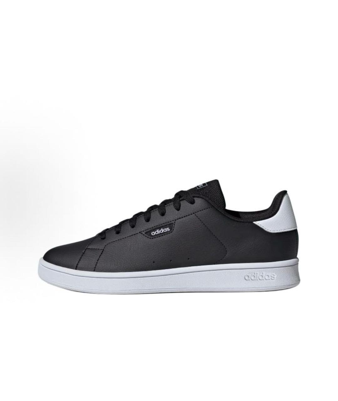 ADIDAS Черные кожаные низкие кроссовки / кеды, фото 2