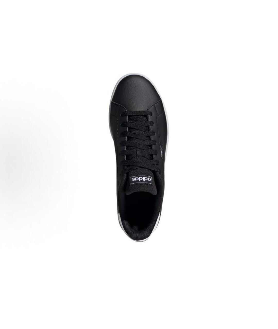 ADIDAS Черные кожаные низкие кроссовки / кеды, фото 5