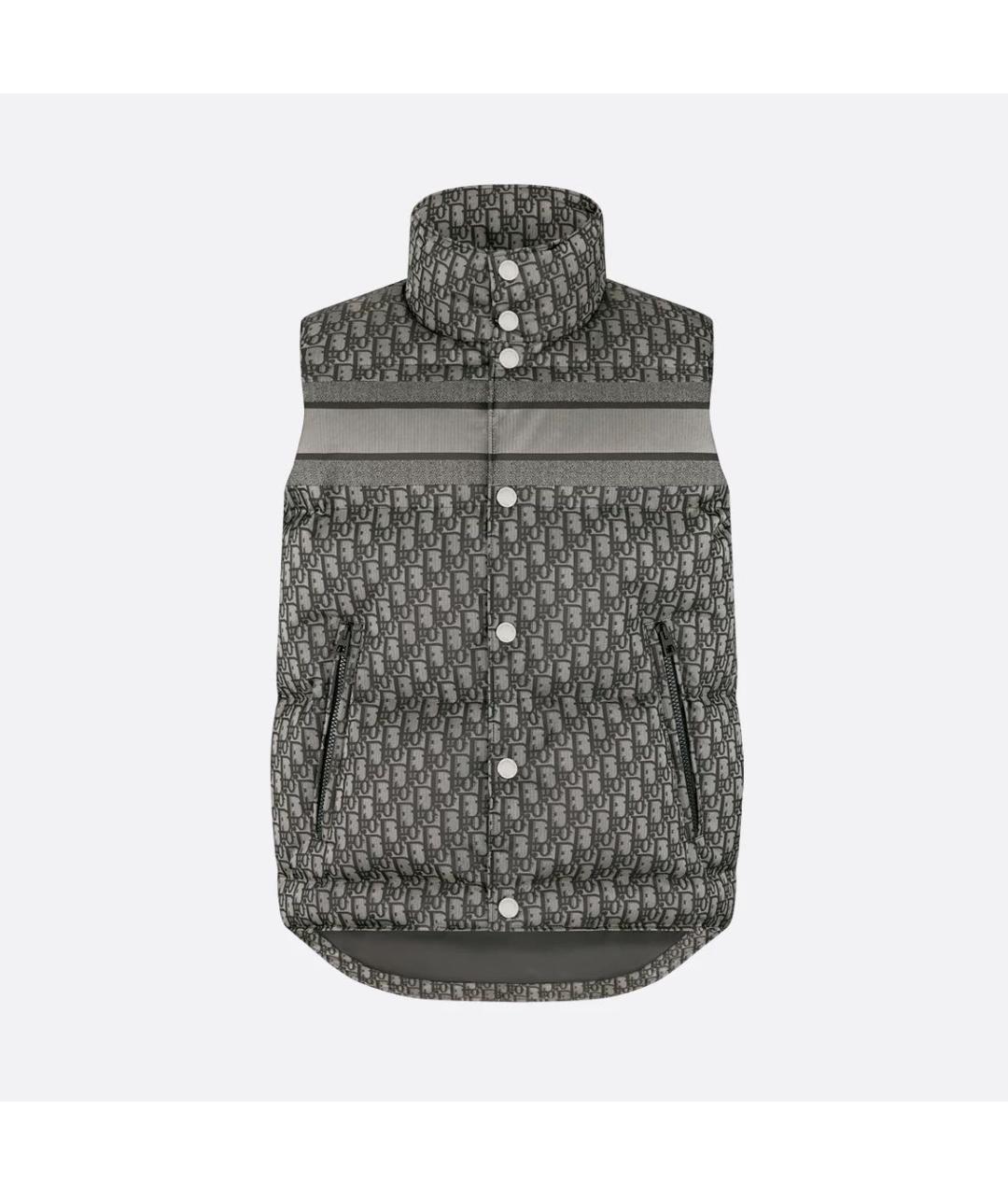 CHRISTIAN DIOR Серый жилет, фото 3
