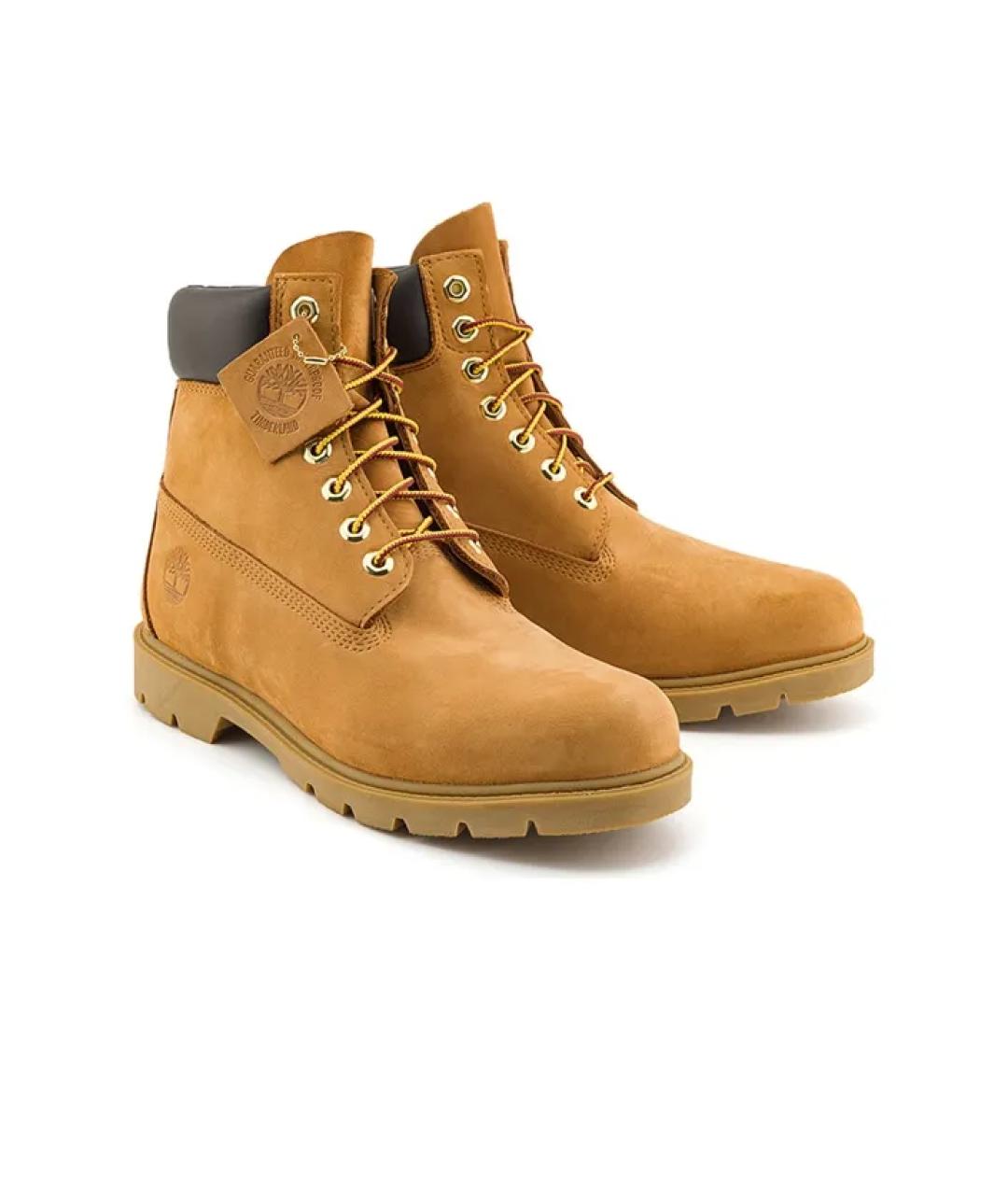 TIMBERLAND Бежевые кожаные высокие ботинки, фото 5