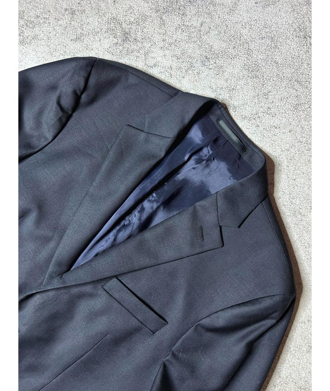ACNE STUDIOS Темно-синий шерстяной пиджак, фото 5