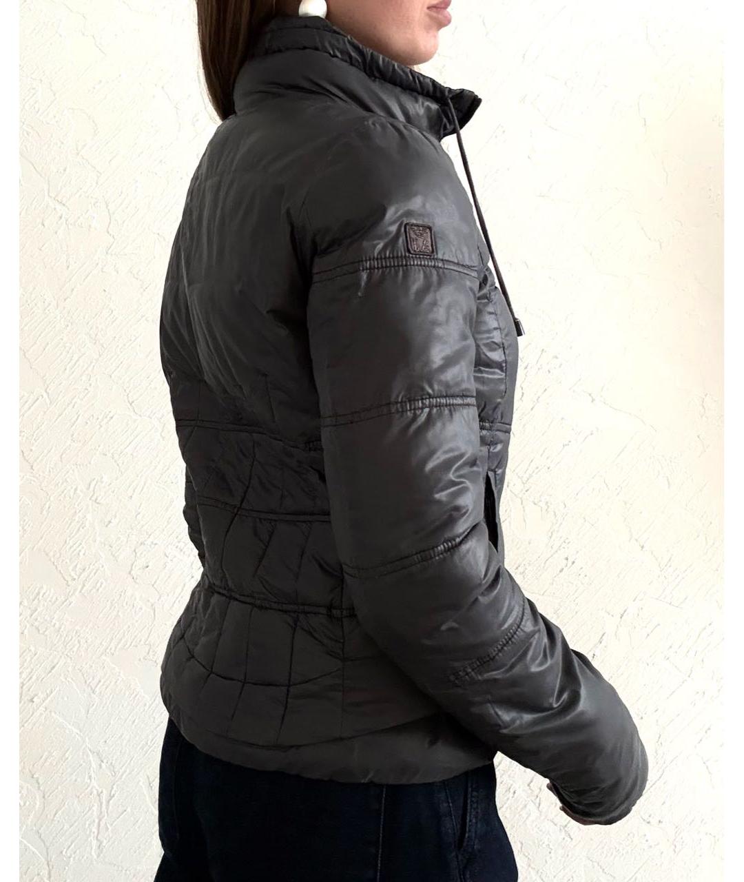 ARMANI JEANS Антрацитовая полиамидовая куртка, фото 6