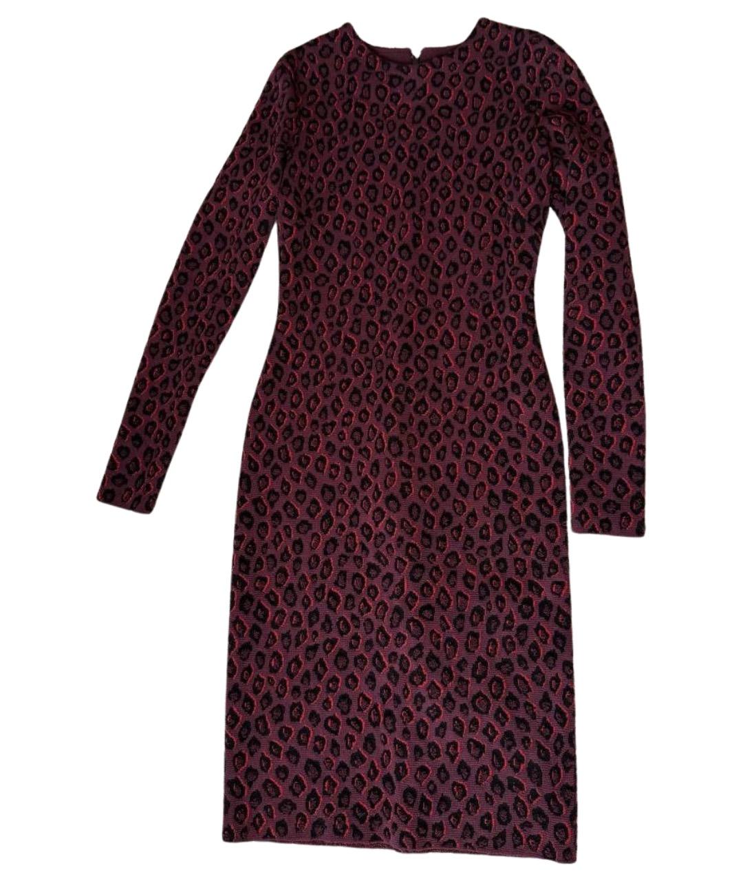 GIVENCHY Бордовое повседневное платье, фото 1
