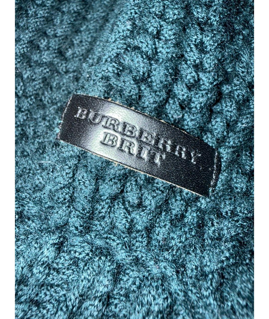 BURBERRY Зеленая шерстяная куртка, фото 7