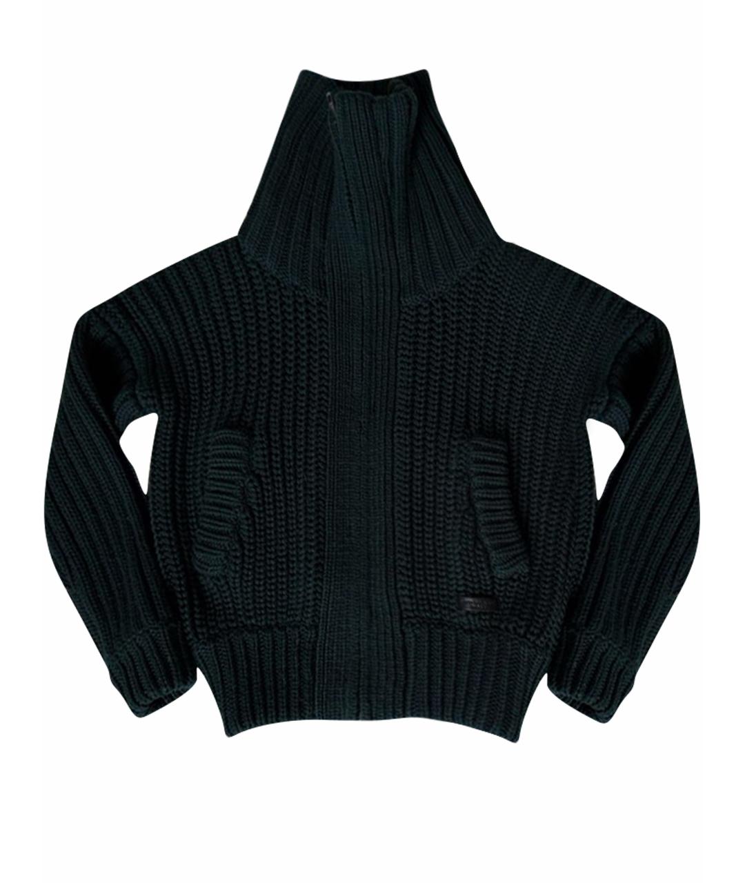 BURBERRY Зеленая шерстяная куртка, фото 1
