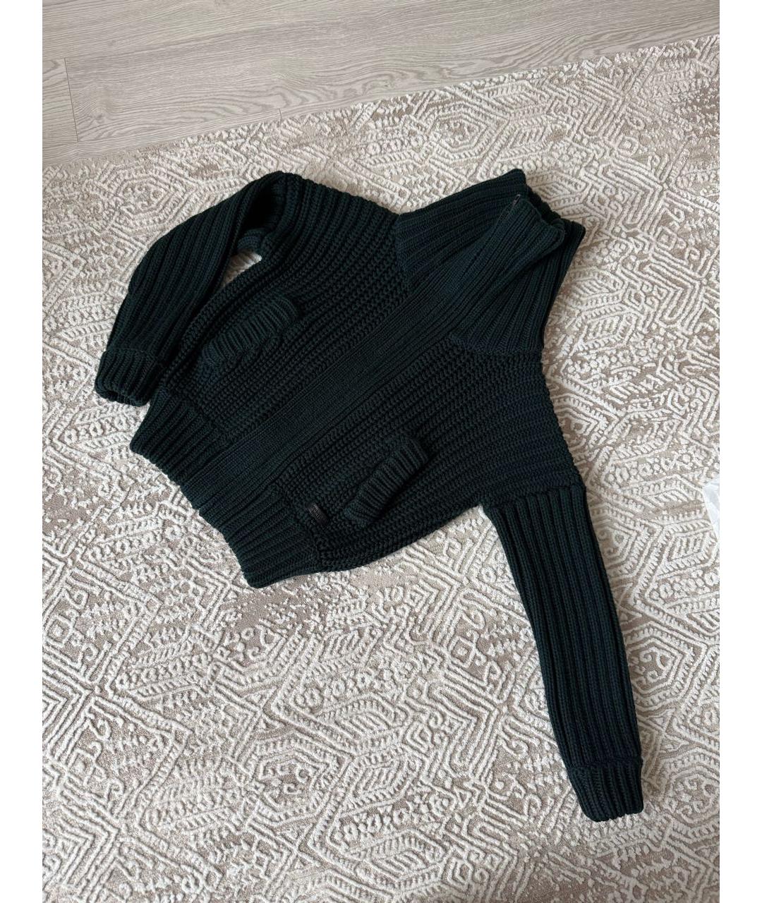 BURBERRY Зеленая шерстяная куртка, фото 2