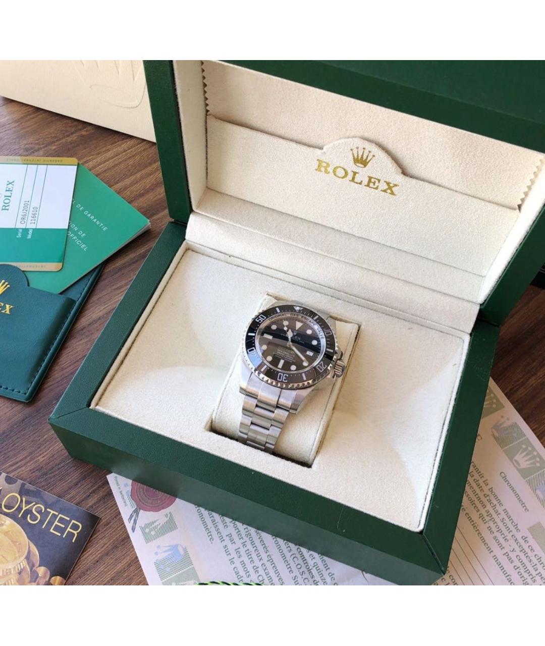 ROLEX Серебряные металлические часы, фото 2