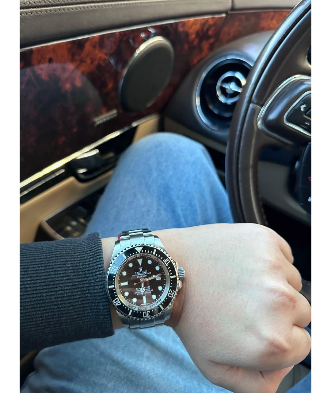 ROLEX Серебряные металлические часы, фото 3