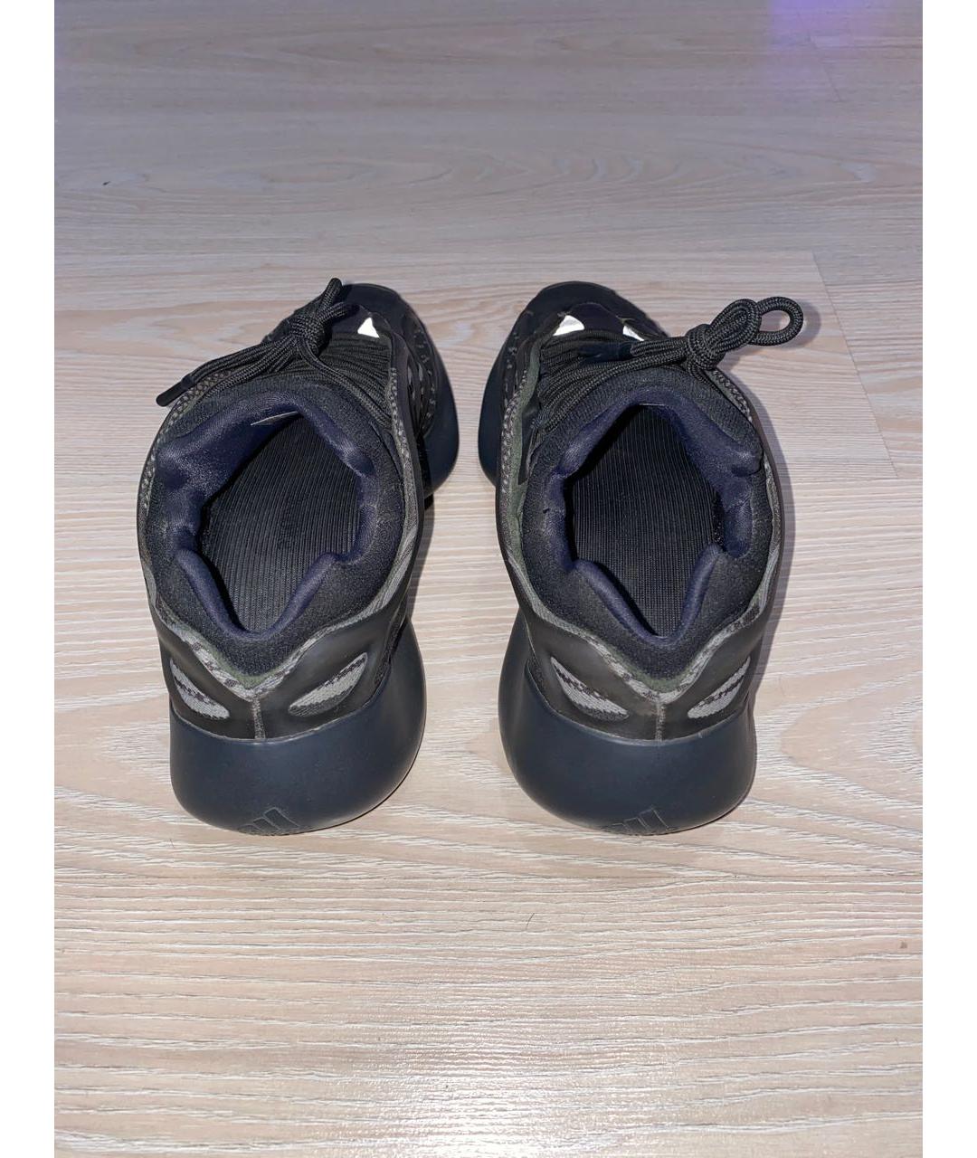 ADIDAS YEEZY Черные низкие кроссовки / кеды, фото 4
