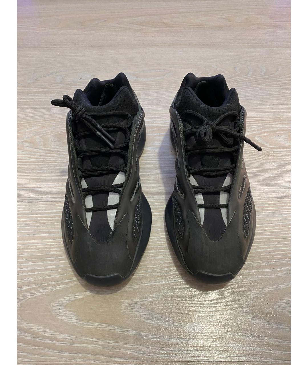 ADIDAS YEEZY Черные низкие кроссовки / кеды, фото 2