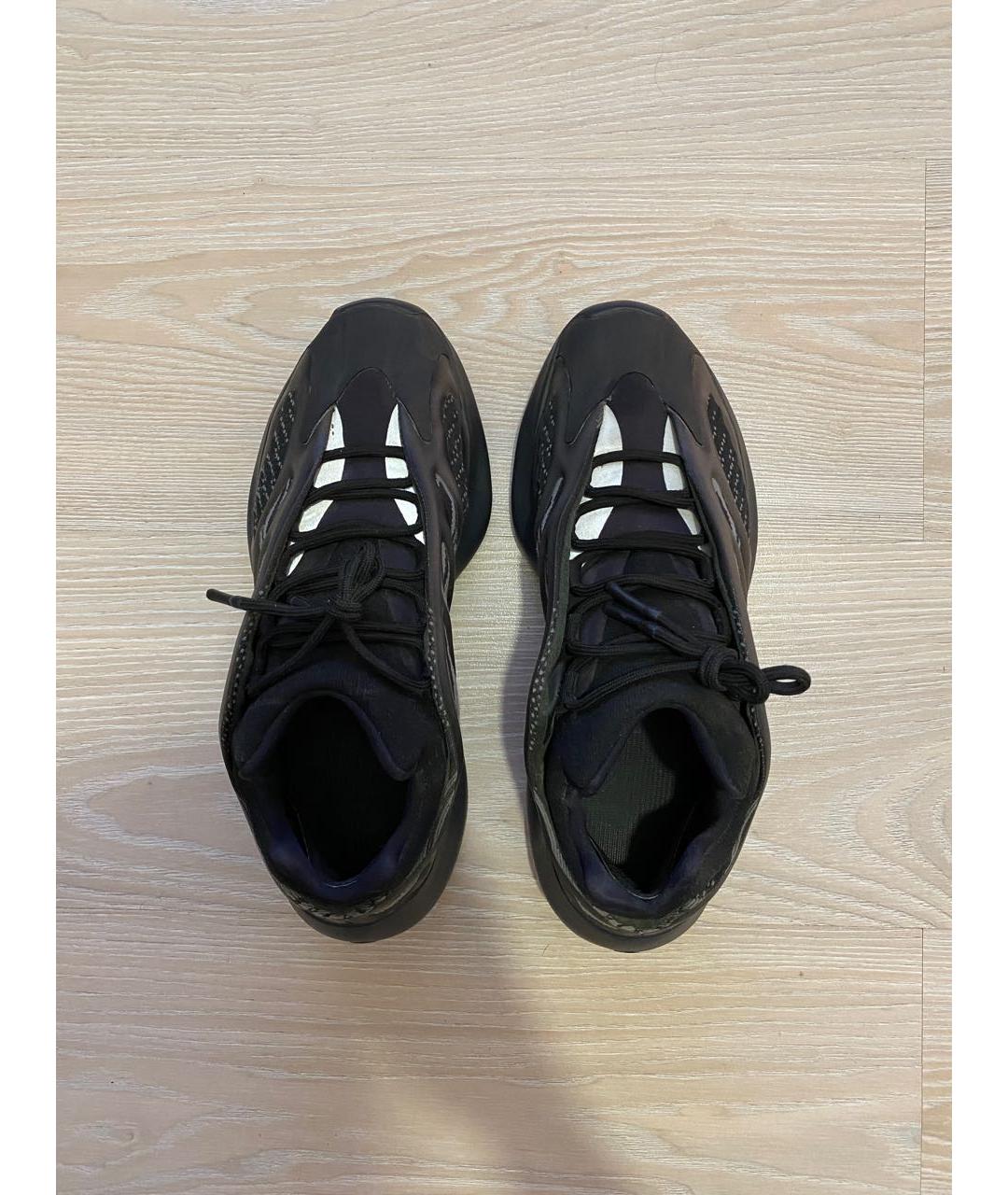 ADIDAS YEEZY Черные низкие кроссовки / кеды, фото 3