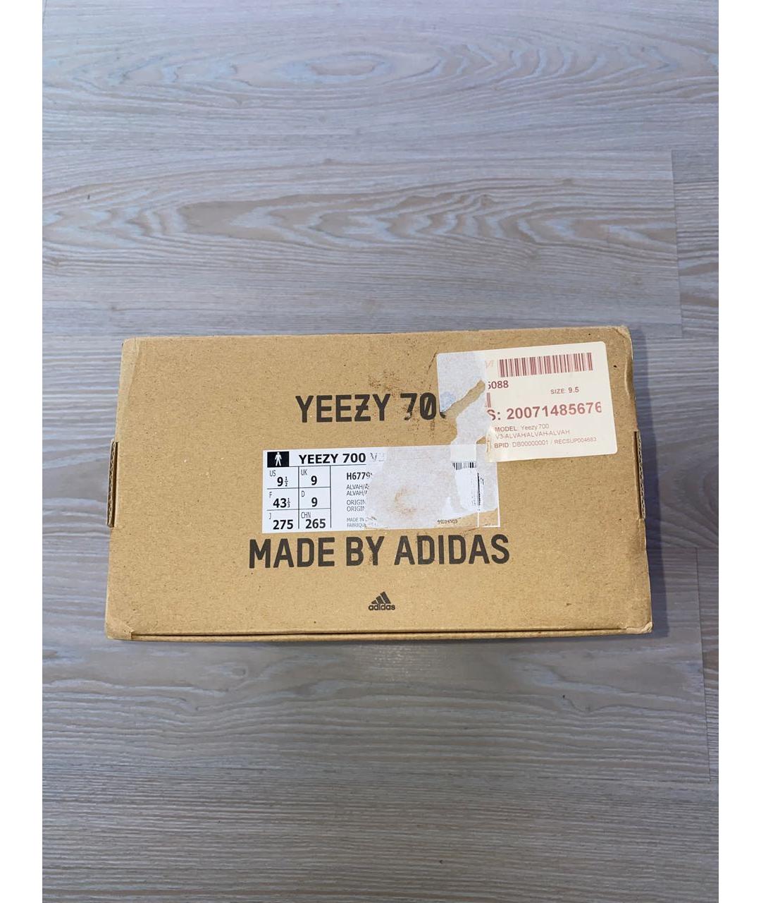 ADIDAS YEEZY Черные низкие кроссовки / кеды, фото 7