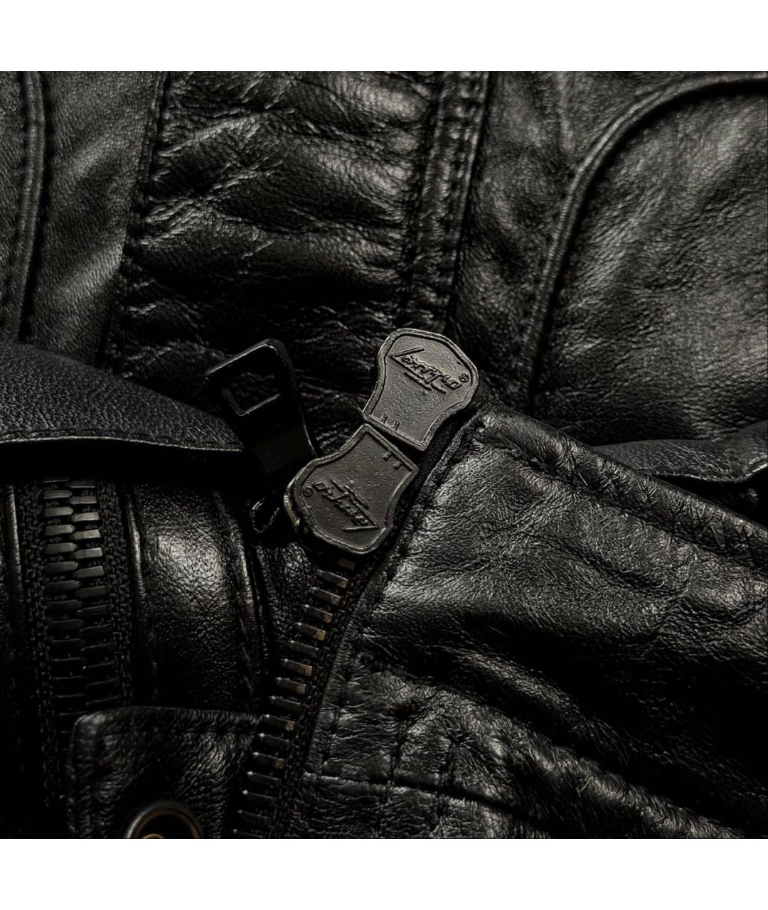 BALMAIN Черная кожаная куртка, фото 4