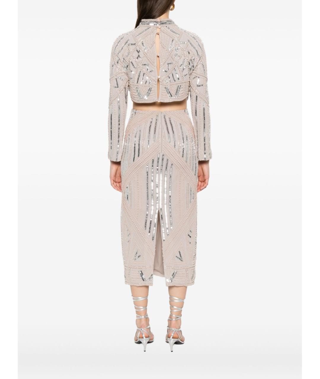 FORTE FORTE Бежевая полиэстеровая блузы, фото 3