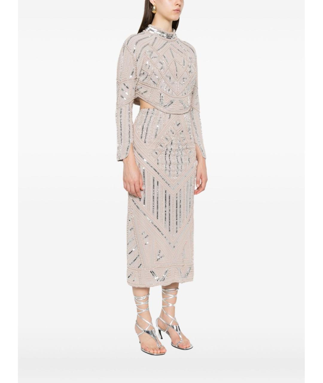 FORTE FORTE Бежевая полиэстеровая блузы, фото 5