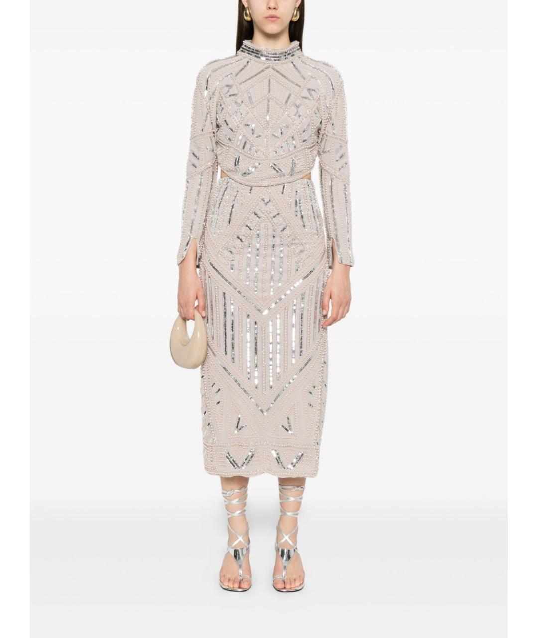 FORTE FORTE Бежевая полиэстеровая блузы, фото 4