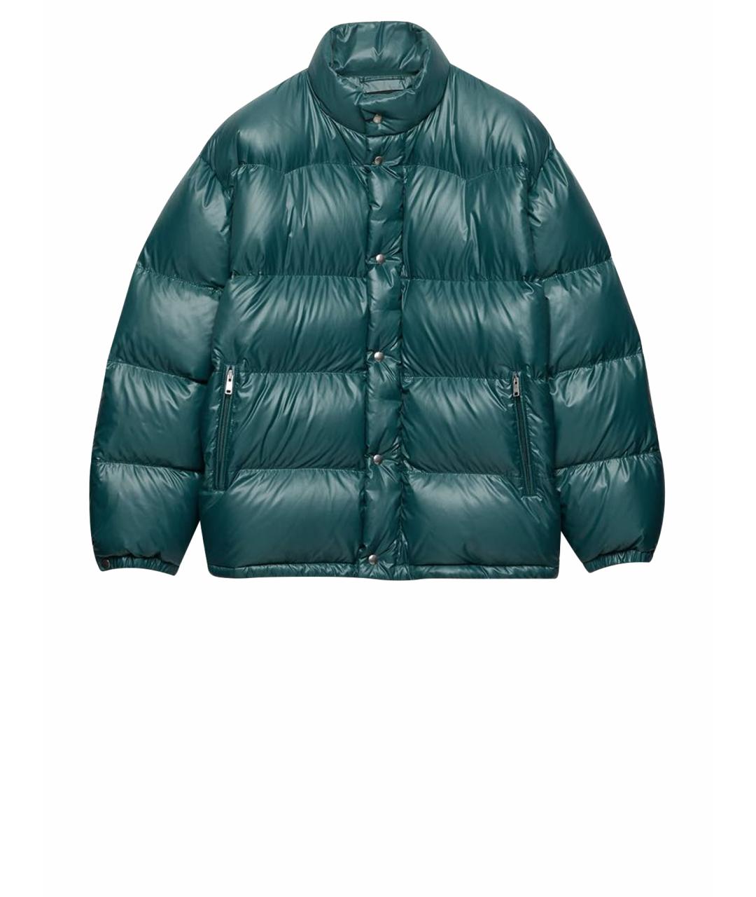 PRADA Голубая полиамидовая куртка, фото 1