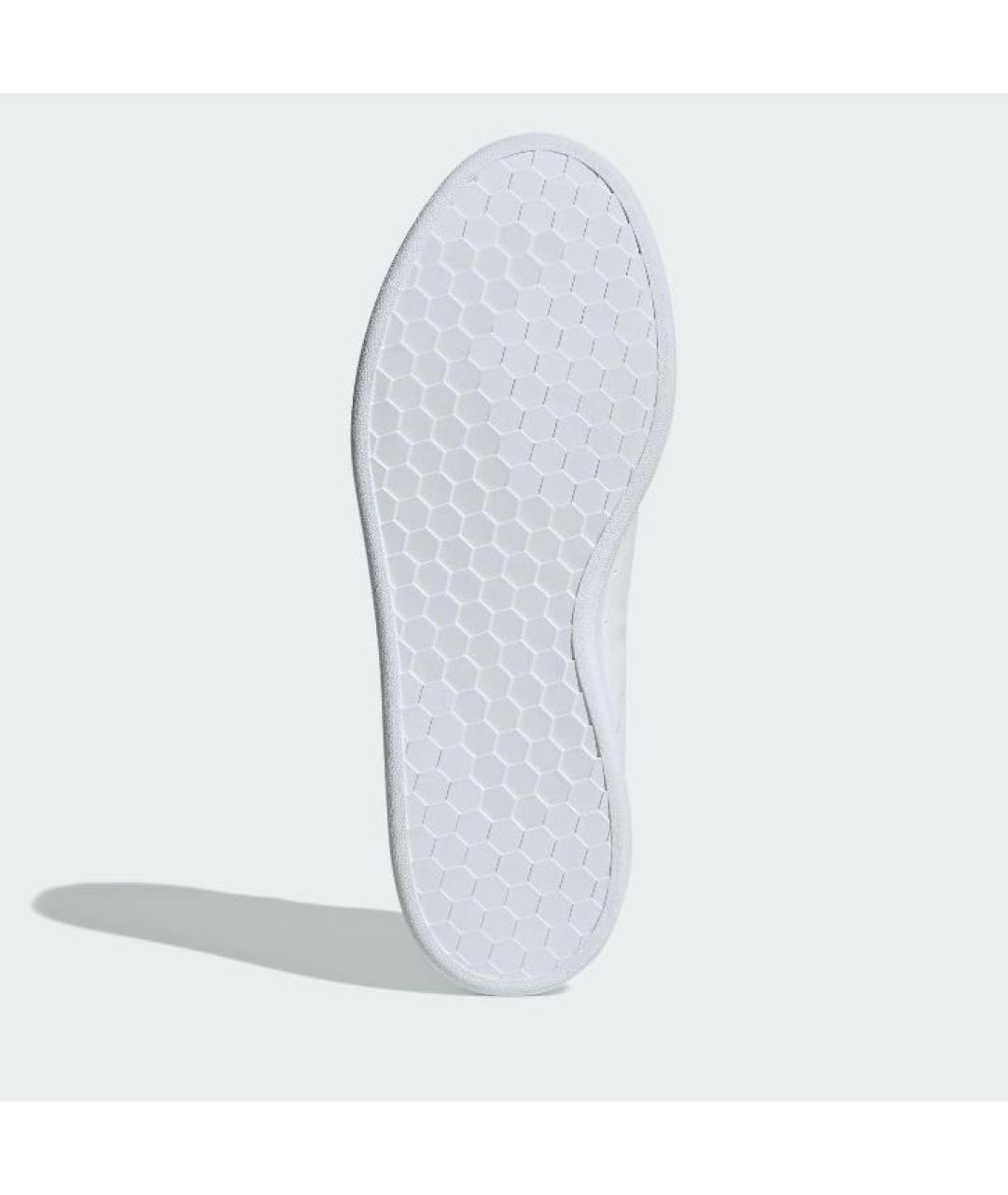 ADIDAS Белые кожаные низкие кроссовки / кеды, фото 3