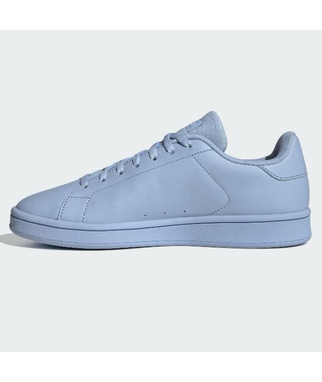 ADIDAS Голубые кожаные низкие кроссовки / кеды, фото 6