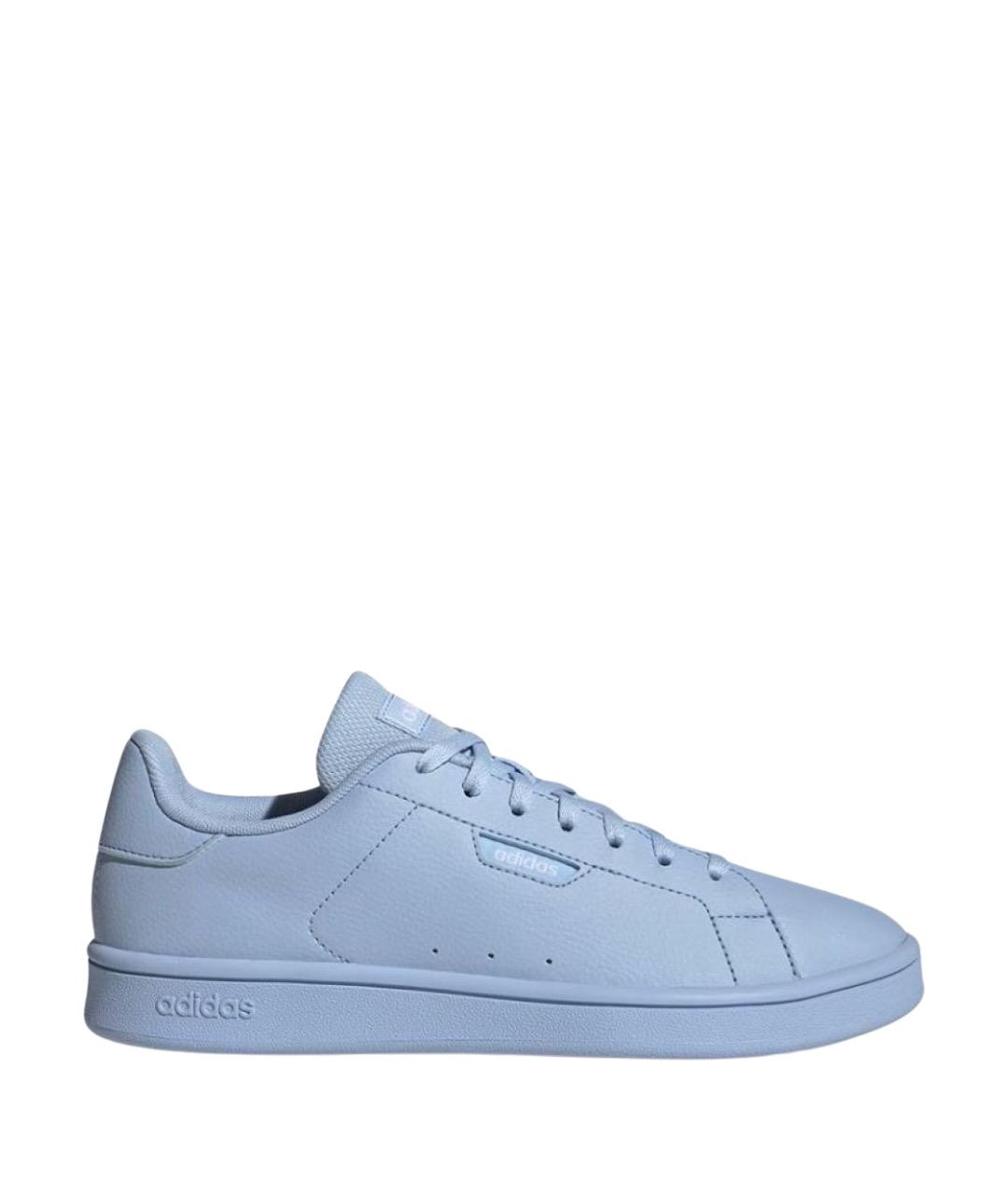 ADIDAS Голубые кожаные низкие кроссовки / кеды, фото 10