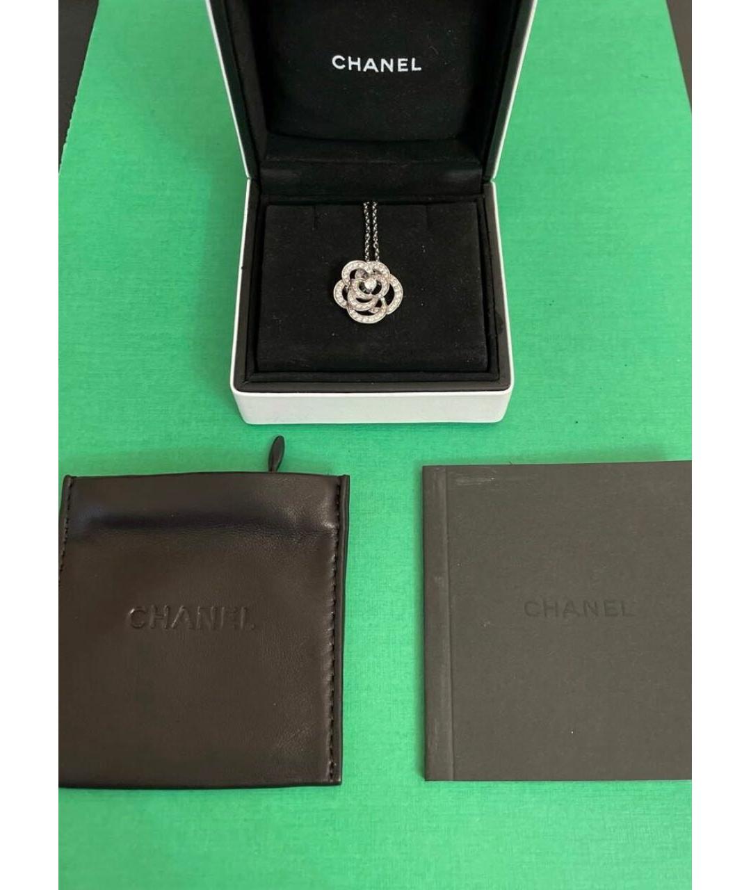 CHANEL Белый кулон из белого золота, фото 5