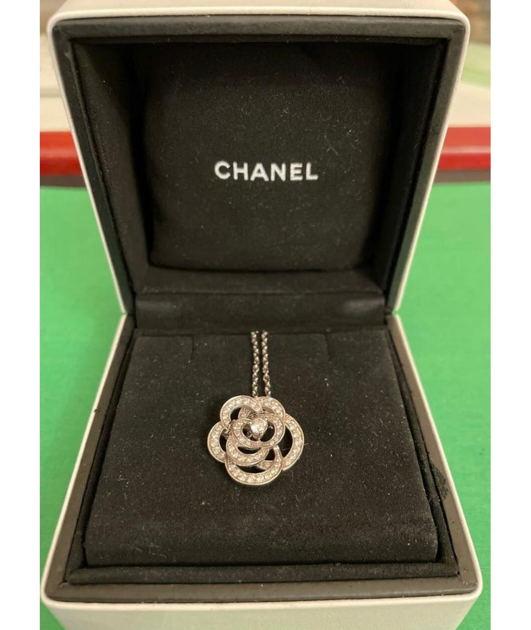 CHANEL Белый кулон из белого золота, фото 7