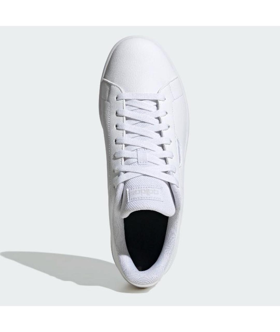 ADIDAS Белые кожаные низкие кроссовки / кеды, фото 2