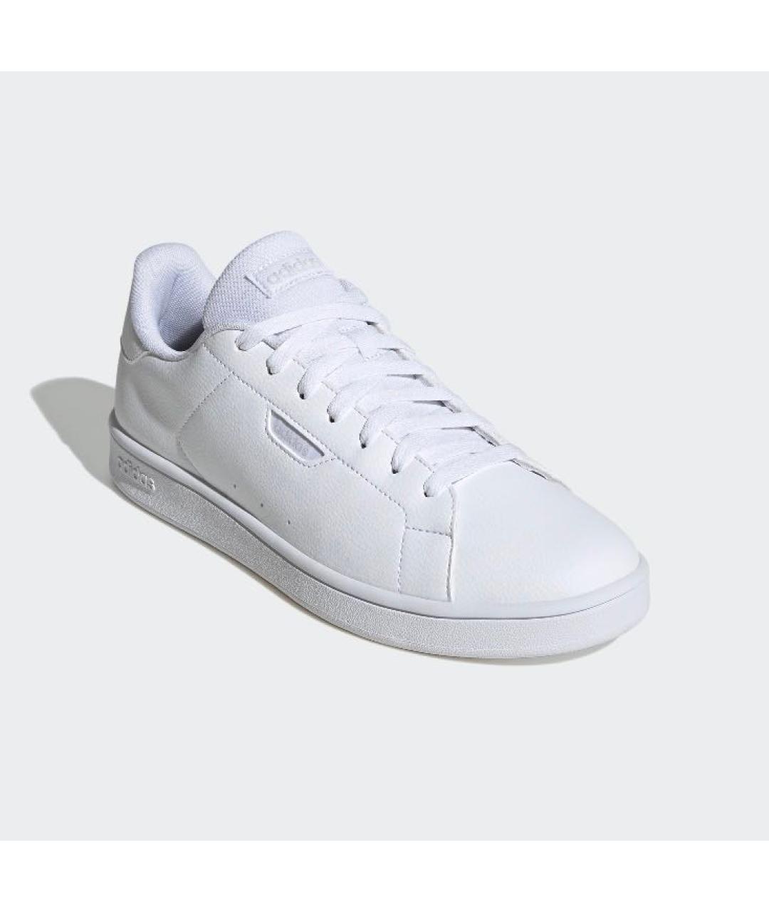 ADIDAS Белые кожаные низкие кроссовки / кеды, фото 4