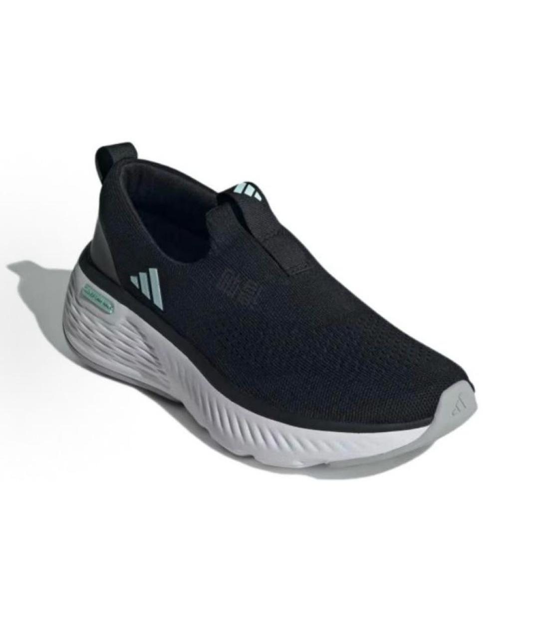 ADIDAS Черные текстильные низкие кроссовки / кеды, фото 4