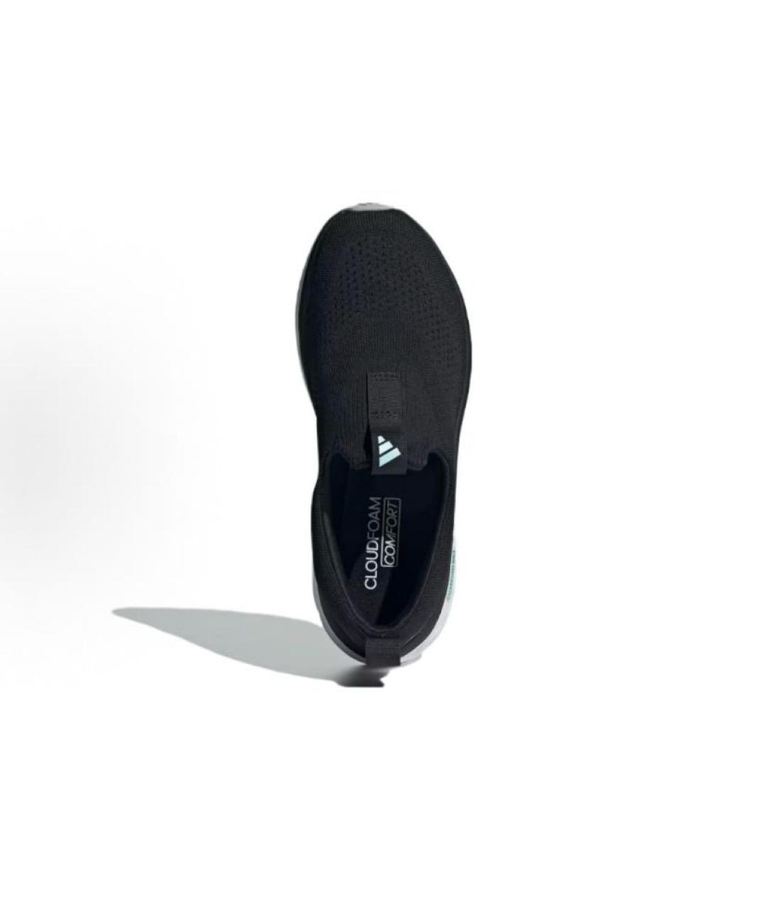 ADIDAS Черные текстильные низкие кроссовки / кеды, фото 5