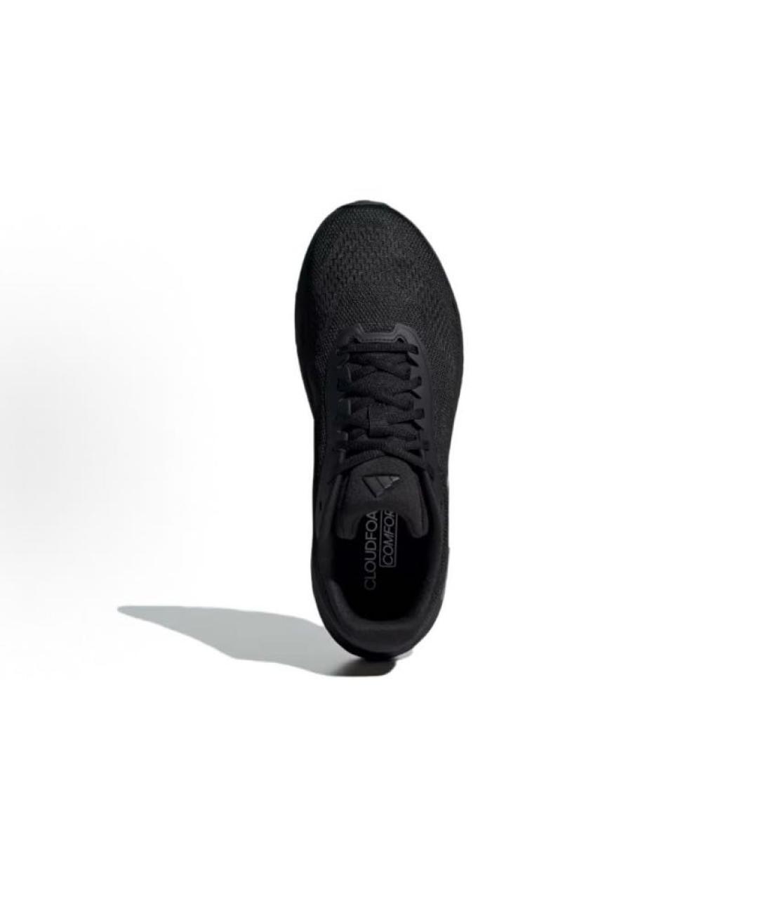 ADIDAS Черные текстильные низкие кроссовки / кеды, фото 4